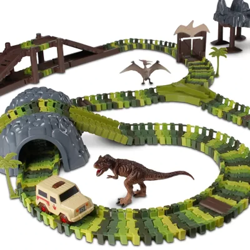 Nkok Inc. Junior Explorers Deluxe Safari Track 311-pc. Toy Playset