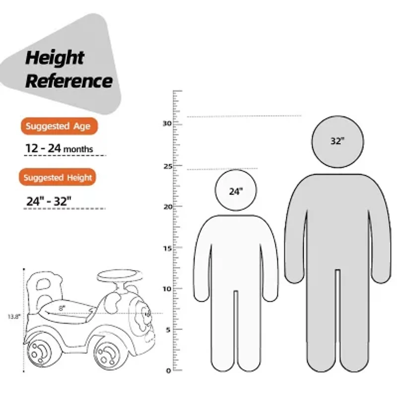 Trimate Push And Ride Racer Ride-On Car