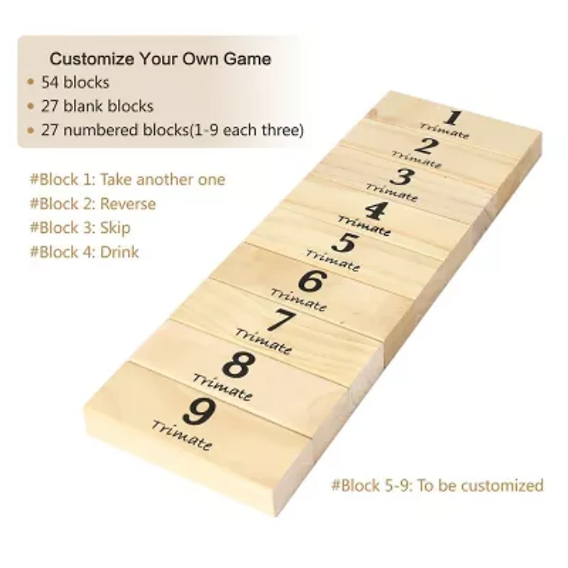 Trimate Toppling Tower Building Blocks
