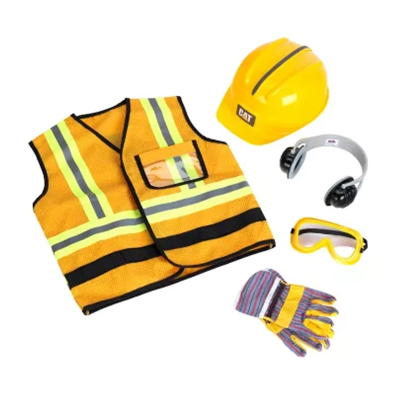CAT Constuction Worker Vest 5-pc. Toy Tool