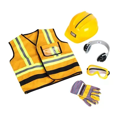 CAT Constuction Worker Vest 5-pc. Toy Tool