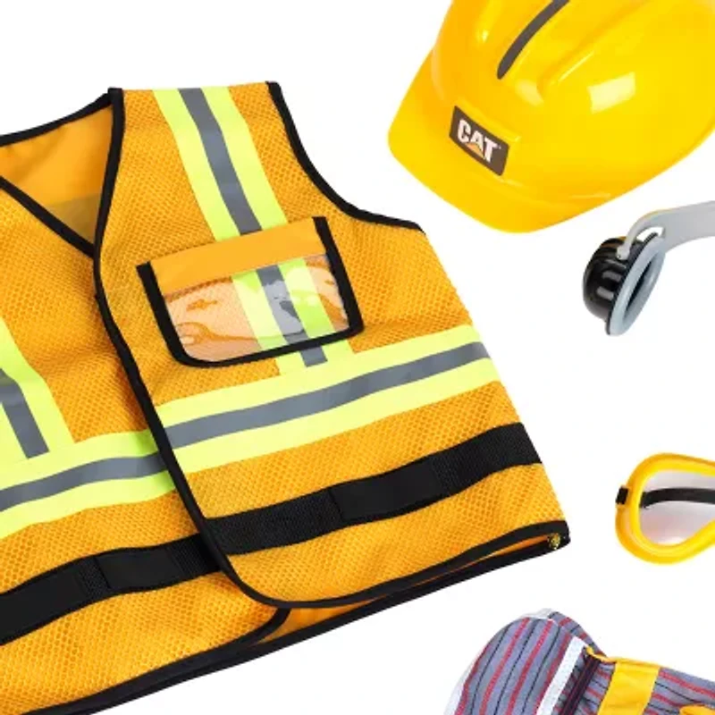 CAT Constuction Worker Vest 5-pc. Toy Tool