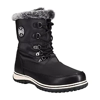 Totes Womens Avery Waterproof Insulated Flat Heel Winter Boots
