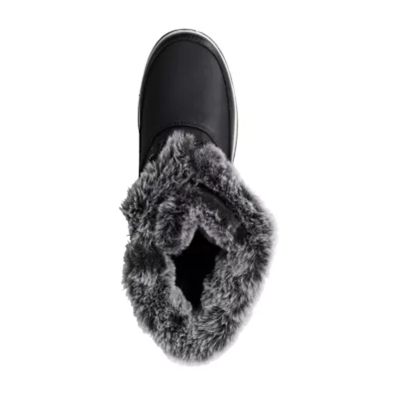 Totes Womens Avery Waterproof Insulated Flat Heel Winter Boots
