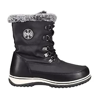 Totes Womens Avery Waterproof Insulated Flat Heel Winter Boots