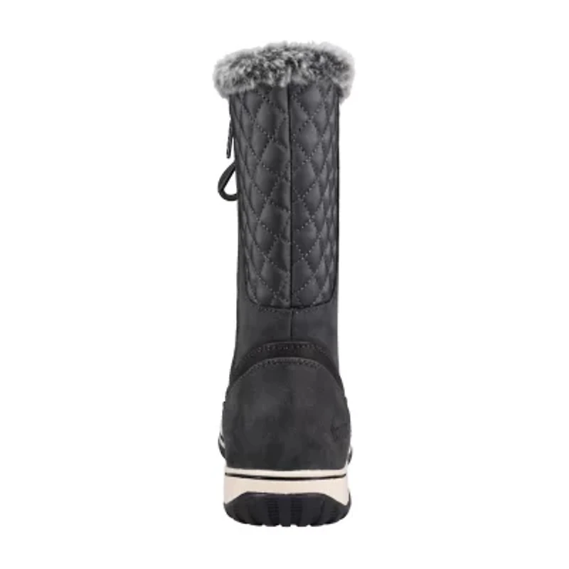 Totes Womens Anchorup Waterproof Insulated Flat Heel Winter Boots