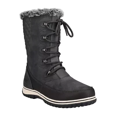 Totes Womens Anchorup Waterproof Insulated Flat Heel Winter Boots
