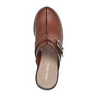 Easy Spirit Polly Womens Round Closed Toe Clogs Wide Width
