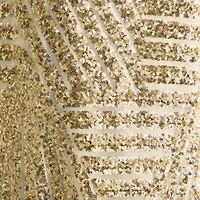 Bob Mackie Womens Plus Sleeveless Sequin A-Line Dress