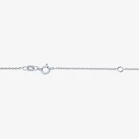 Faith" Womens Accent Natural Diamond Sterling SIlver Cross Pendant Necklace"