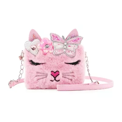 OMG Accessories Faux Fur Girls Crossbody Bag