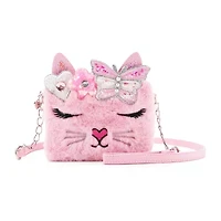 OMG Accessories Faux Fur Girls Crossbody Bag