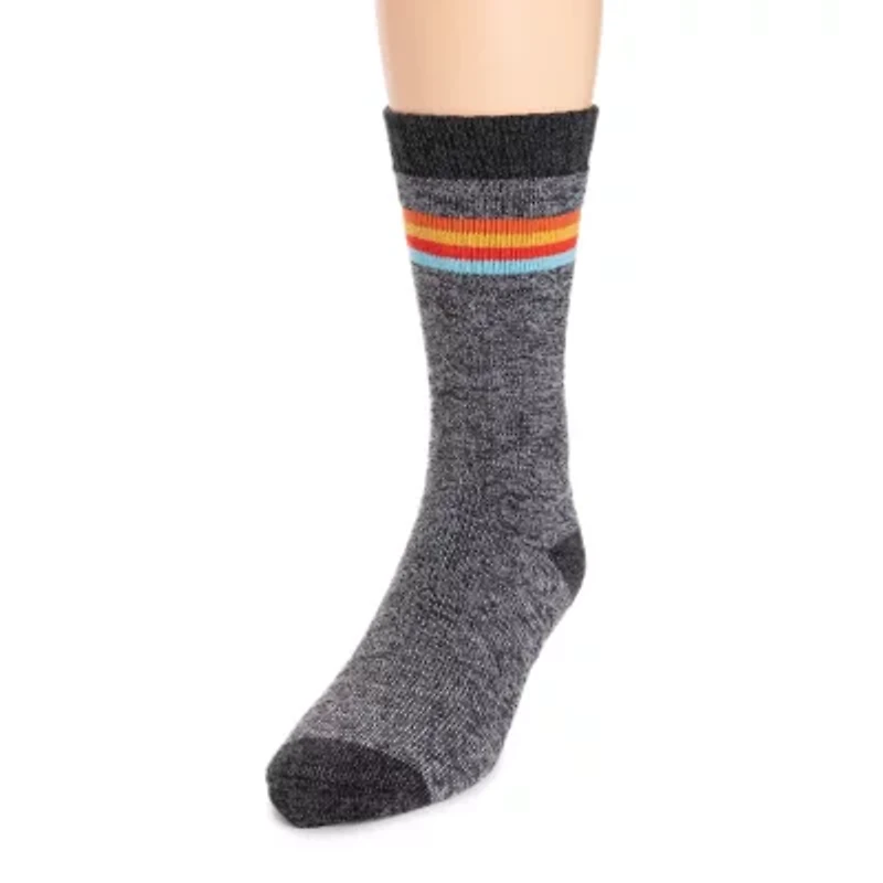 Muk Luks Repreve Mens Crew Socks