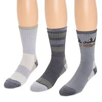 Muk Luks Heat Retainer Mens Crew Socks