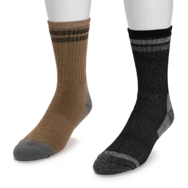 Muk Luks Heat Retainer Mens Crew Socks