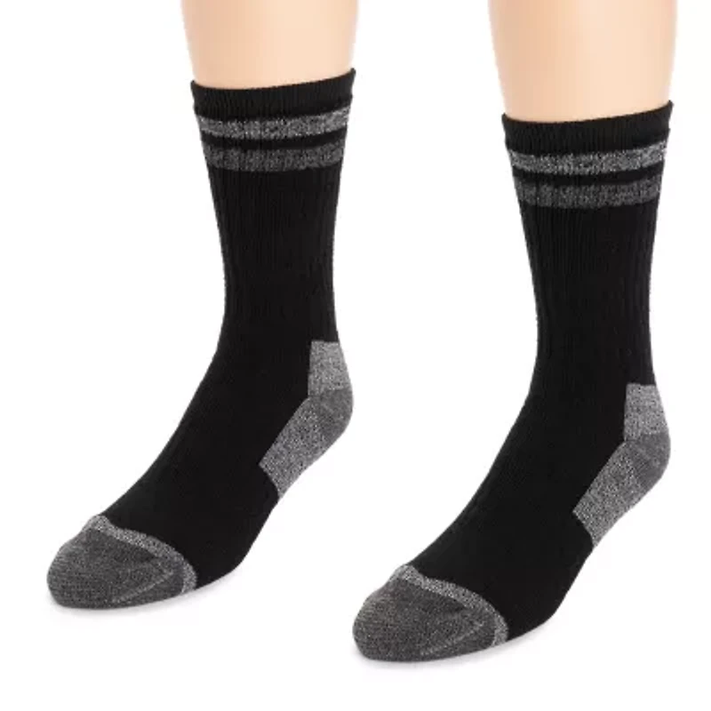 Muk Luks Heat Retainer Mens Crew Socks