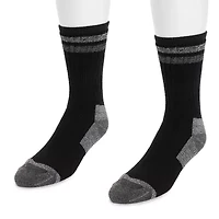 Muk Luks Heat Retainer Mens Crew Socks