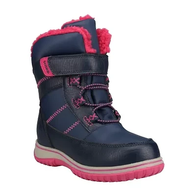 Totes Big Kid Girls Bailey Waterproof Insulated Flat Heel Winter Boots