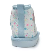 Ground Up Toddler Girls Disney Princess Cozy Boot Flat Heel Winter Boots