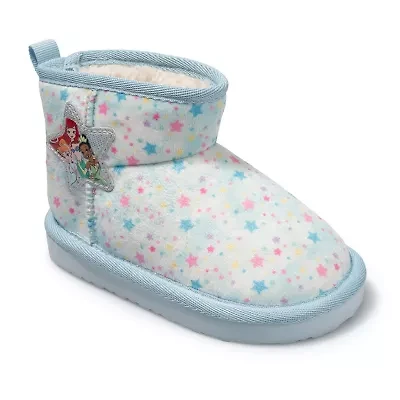 Ground Up Toddler Girls Disney Princess Cozy Boot Flat Heel Winter Boots