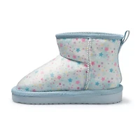 Ground Up Toddler Girls Disney Princess Cozy Boot Flat Heel Winter Boots