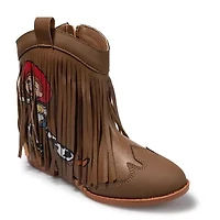 Ground Up Little & Big Kid Girls Toy Story Jessie Cowgirl Boot Flat Heel Cowboy Boots