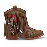 Ground Up Little & Big Kid Girls Toy Story Jessie Cowgirl Boot Flat Heel Cowboy Boots