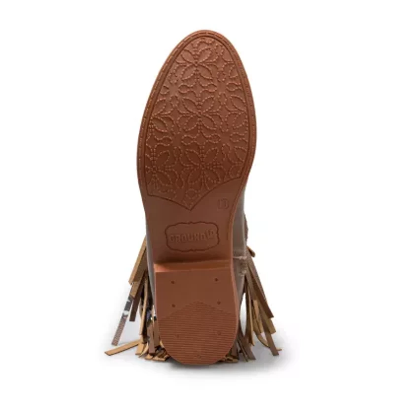 Ground Up Little & Big Kid Girls Toy Story Jessie Cowgirl Boot Flat Heel Cowboy Boots