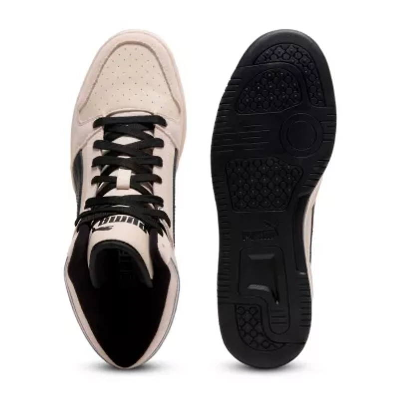 PUMA Rebound Layup Suede Piping Mens Basketball Shoes
