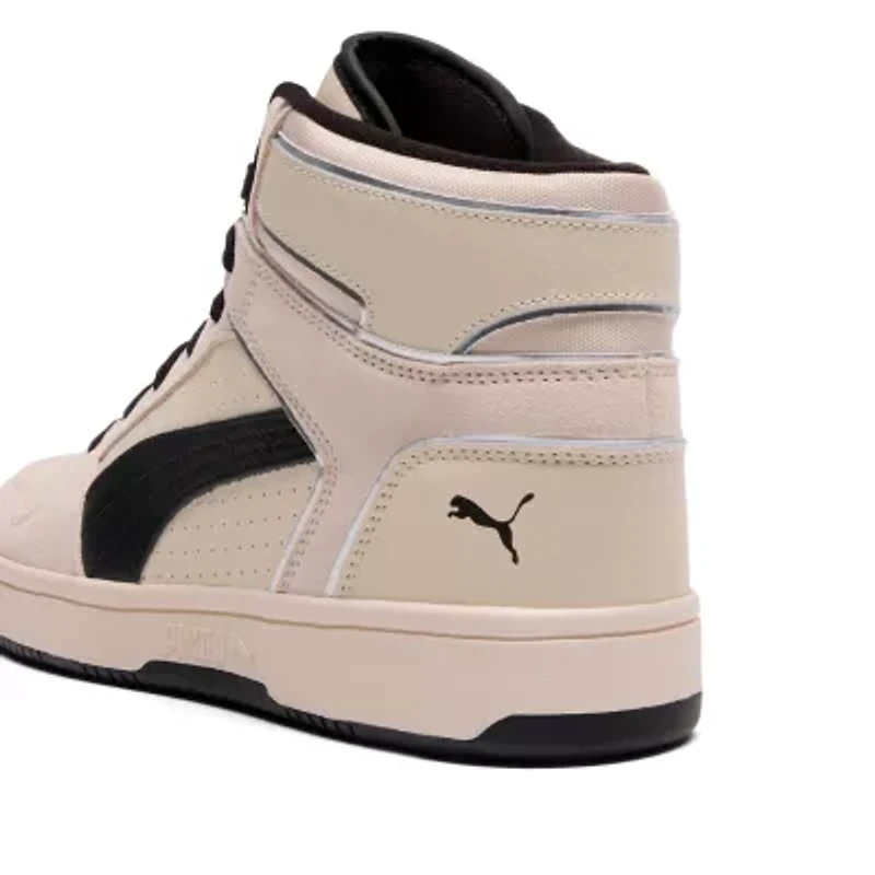 PUMA Rebound Layup Suede Piping Mens Basketball Shoes