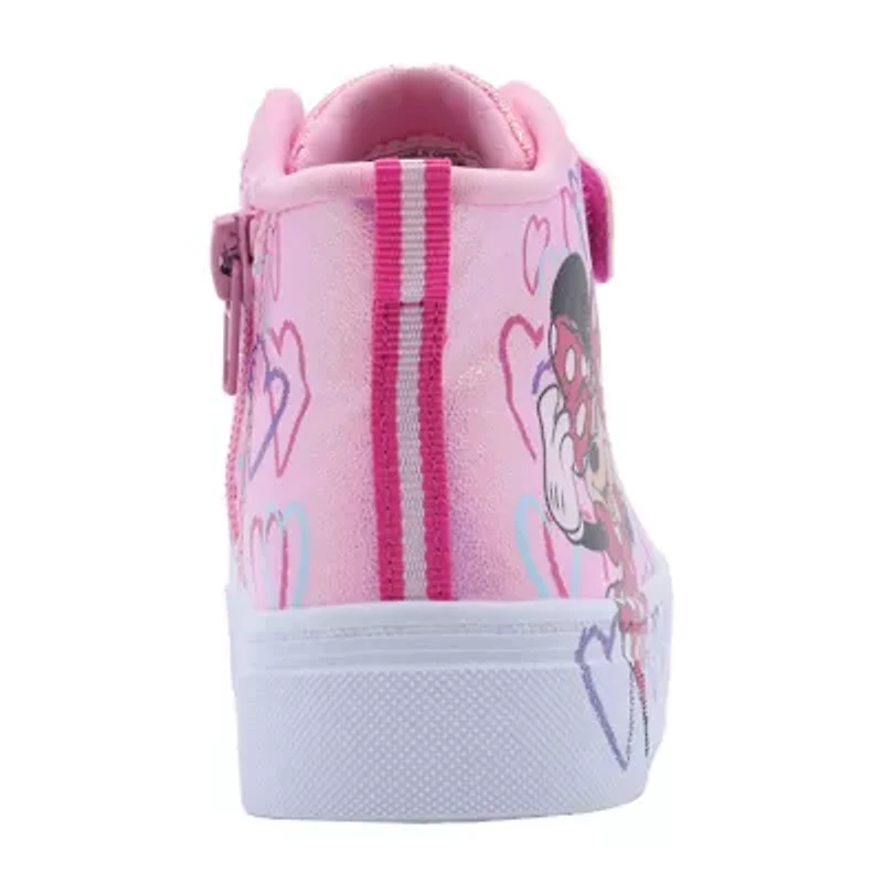 Disney Minnie High Top Toddler Girls Sneakers
