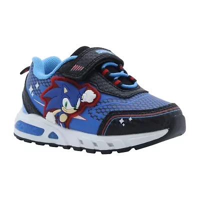 Sega Sonic Boys Bike Closed Toe Slip-On Shoe