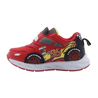 Disney Collection Cars Lighted Toddler Boys Sneakers