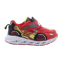 Disney Collection Cars Lighted Toddler Boys Sneakers
