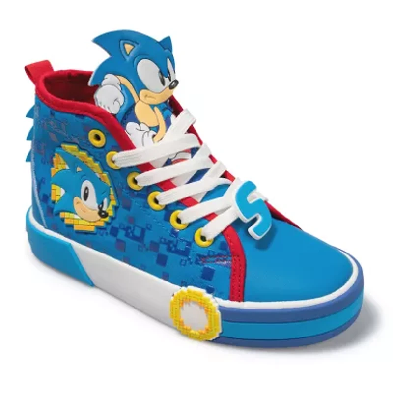 Ground Up Sonic High Top Little & Big Kid Boys Sneakers