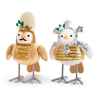 North Pole Trading Co. 12 Days Bird Set 2-pc. Christmas Tabletop Decor