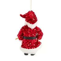 North Pole Trading Co. Red Joy Jumbo Santa Christmas Ornament