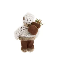 North Pole Trading Co. Jumbo Santa Woodland Christmas Ornament