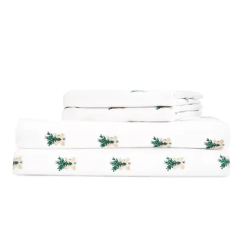 Linden Street Vintage Holiday Cotton Sheet Set