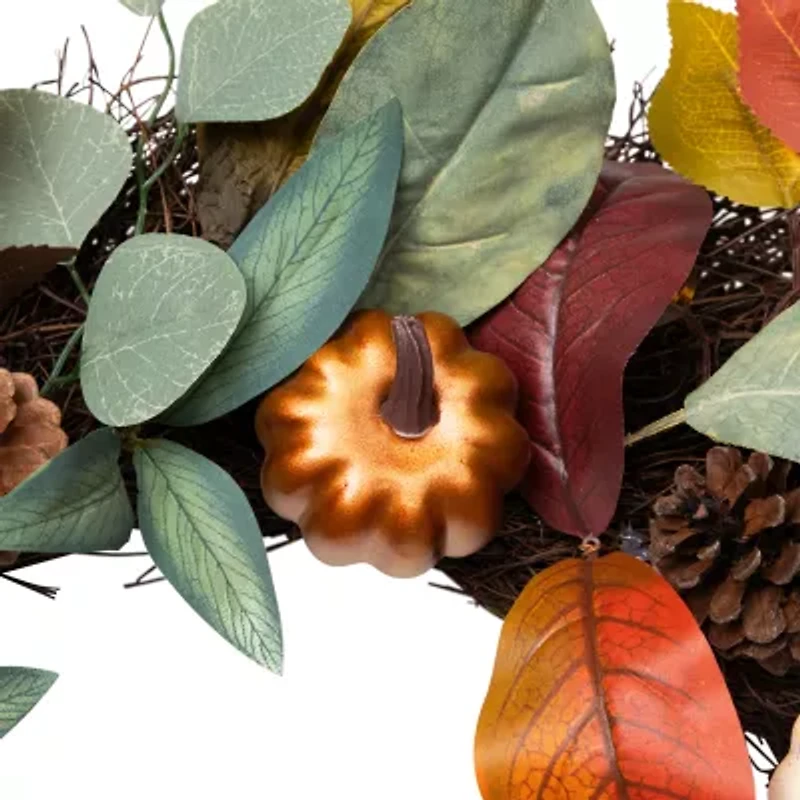 Northlight Pumpkin Wreath