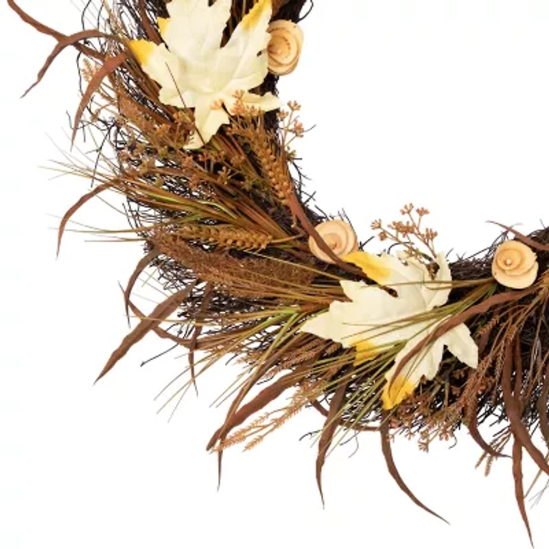 Northlight Wheat Twig Wreath