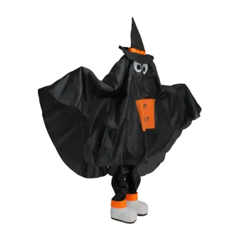 Set of 3 Ghost  Pumpkin and Bat Standing Halloween Kid Figures 36in