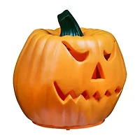 9.75'' Orange and Green Animated Double-Sided Pumpkin Halloween Decor