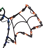 15'' Lighted Bat Halloween Window Silhouette Decoration