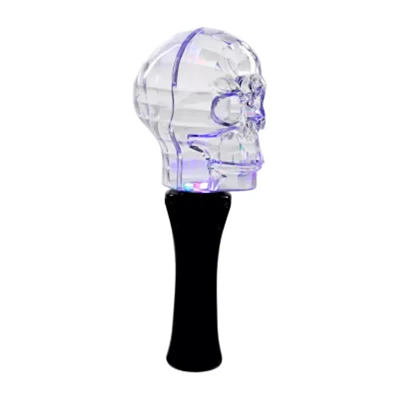 9'' LED Transparent Multi-Function Halloween Skull Light
