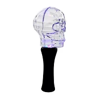 9'' LED Transparent Multi-Function Halloween Skull Light