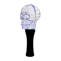 9'' LED Transparent Multi-Function Halloween Skull Light