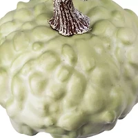 Northlight "5.5"" Green Textured Pumpkin Fall Harvest" Thanksgiving Tabletop Decor