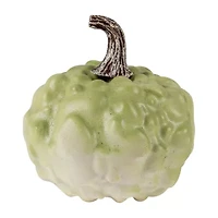 Northlight "5.5"" Green Textured Pumpkin Fall Harvest" Thanksgiving Tabletop Decor