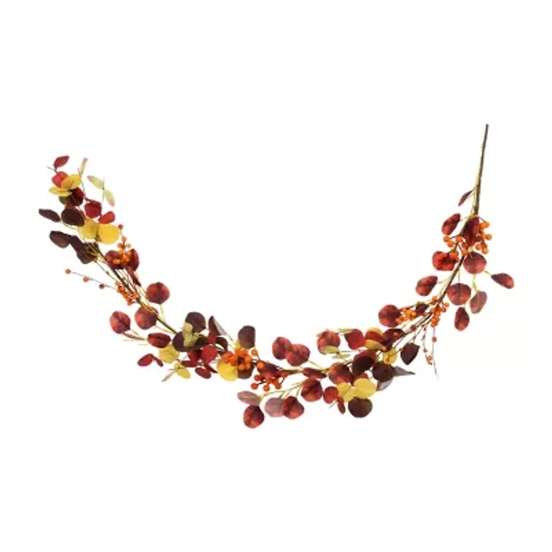 Northlight Berries Leaves Unlit Christmas Indoor Garland